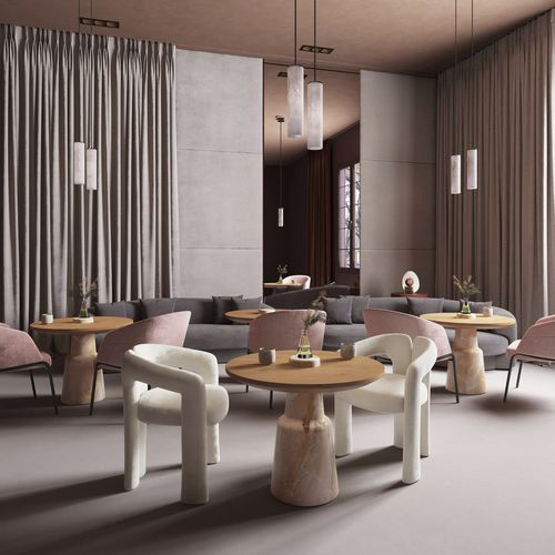 室内装饰面料 - SENSUOUS  - FR-One - 用于窗帘 / 用于遮光卷帘 / 单色