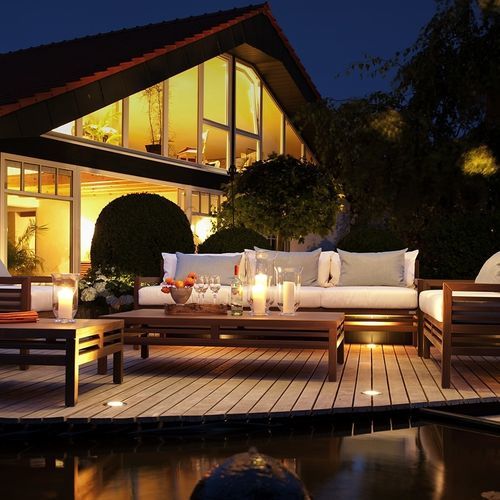 现代风格沙发 - LOUNGE - CUBIC OUTDOOR LIVING - 户外 / 布料 / 带扶手
