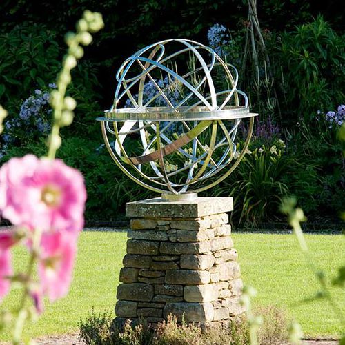 不锈钢雕塑 - ARMILLARY SPHERE - DAVID HARBER - 花园 / 公共空间