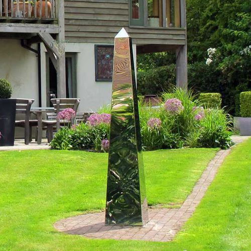 不锈钢雕塑 - OBELISKS - DAVID HARBER - 铜 / 板岩 / 花园