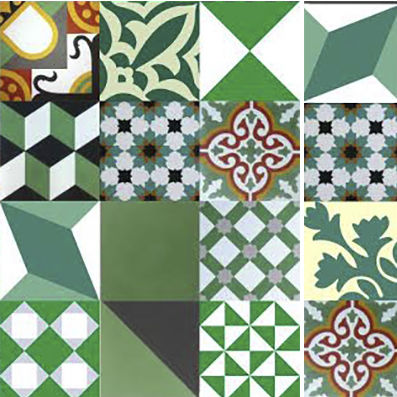 哑光水泥花砖 - GREEN LAKE - Viet Tiles Corporation - 室内 / 地面 / 墙面