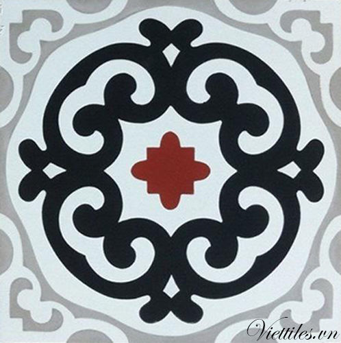 哑光水泥花砖 - V20-275 - Viet Tiles Corporation - 室内 / 地面 / 墙面