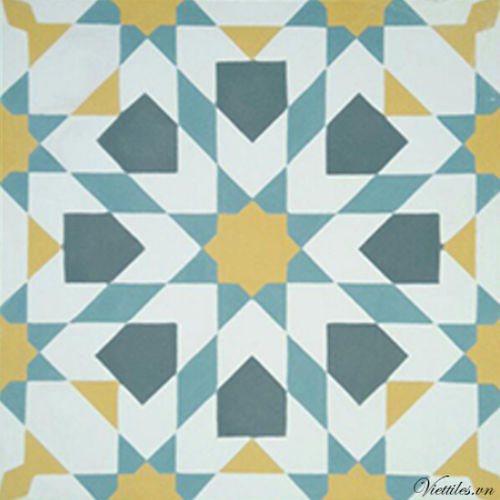 哑光水泥花砖 - V20-165 - Viet Tiles Corporation - 室内 / 地面 / 墙面