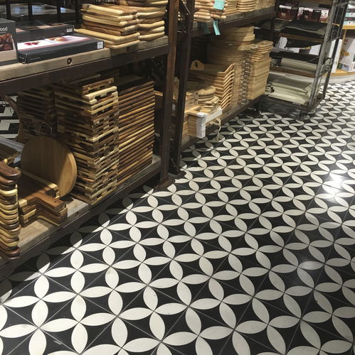 哑光水泥花砖 - V20-046 - Viet Tiles Corporation - 室内 / 地面 / 墙面