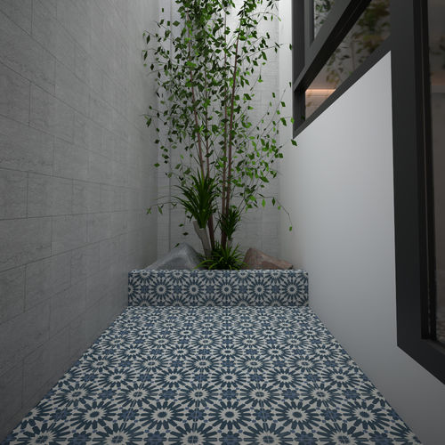 哑光水泥花砖 - V20-170 - Viet Tiles Corporation - 室内 / 户外 / 地面