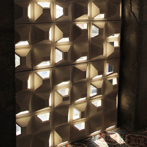 中空混凝土块 - VCB-018 MOUNTAIN  - Viet Tiles Corporation - 墙面 / 用于隔墙 / 用于隔断墙