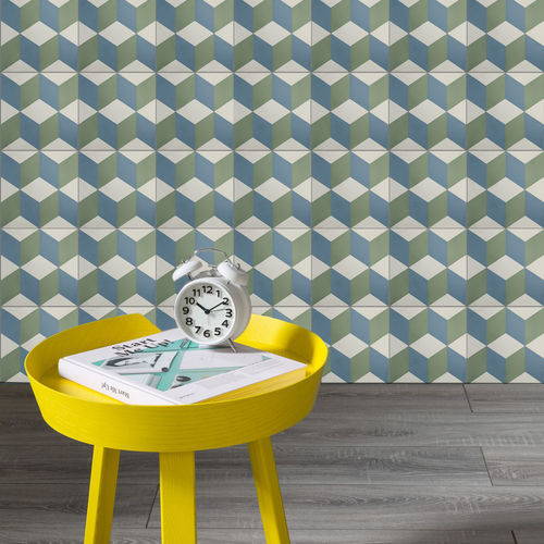 哑光水泥花砖 - V20-005 - Viet Tiles Corporation - 3D / 室内 / 户外