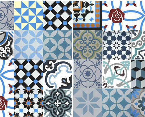 室内水泥花砖 - BLUE OCEAN - Viet Tiles Corporation - 户外 / 地面 / 墙面