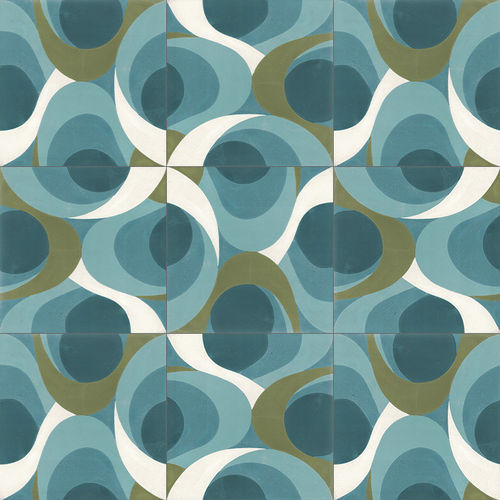 室内水泥花砖 - V20-436 - Viet Tiles Corporation - 户外 / 地面 / 墙面