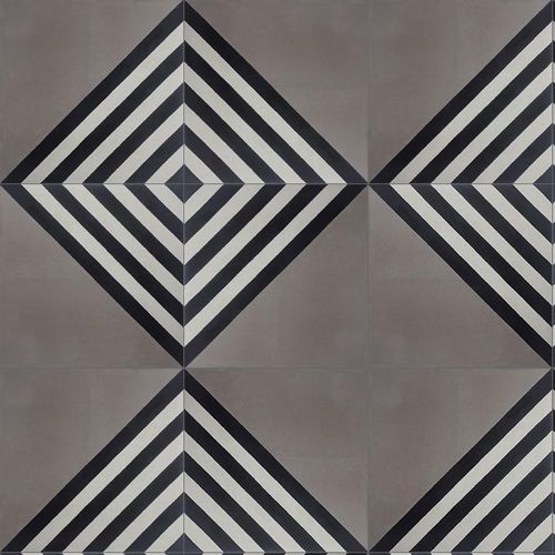 室内水泥花砖 - V20-476-T - Viet Tiles Corporation - 户外 / 地面 / 墙面