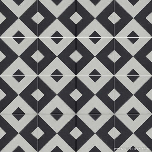 室内水泥花砖 - V20-184 - Viet Tiles Corporation - 户外 / 地面 / 墙面