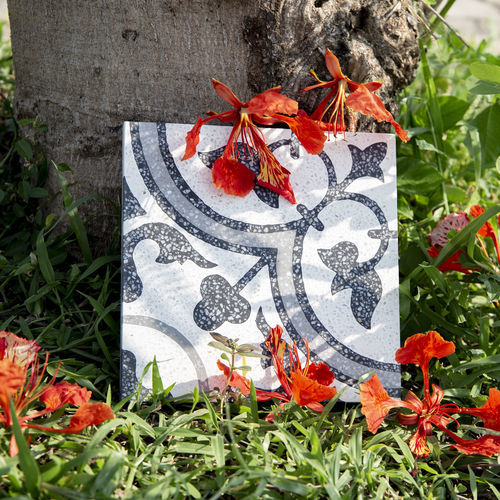 仿水磨石水泥花砖 - VT20-098 - Viet Tiles Corporation - 哑光 / 室内 / 浴室