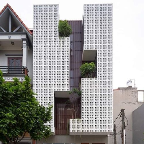 中空混凝土块 - VCB-012 MAZE-4 - Viet Tiles Corporation - 装饰 / 穿孔 / 墙面