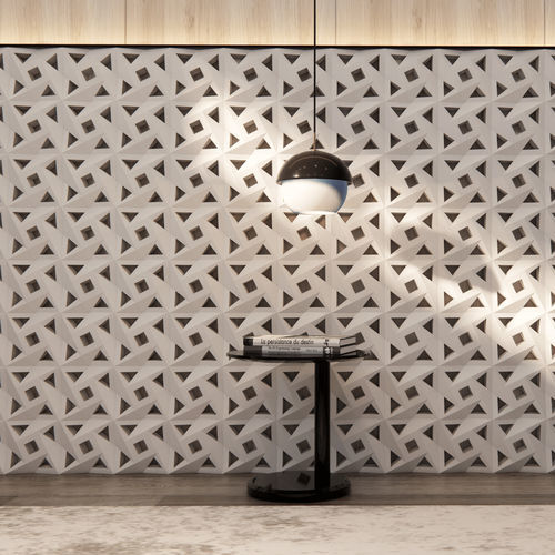 中空混凝土块 - VCBS-009-1000 PINWHEEL 2 - Viet Tiles Corporation - 实心 / 轻型 / 装饰