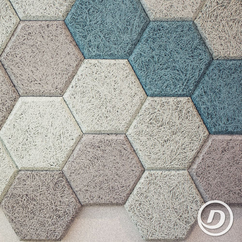 壁挂隔音板 - HEXAGON TILE - CHUNLYN WWCB TECH CO., LTD. - 刨花 / 六角形 / 室内装潢