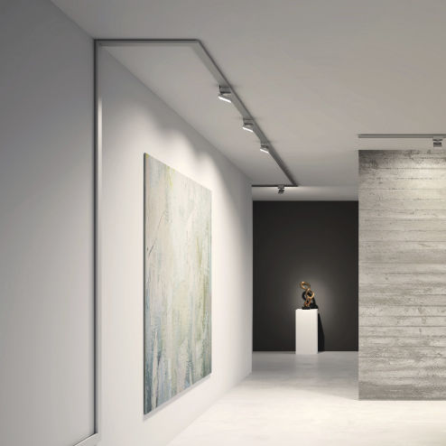 LED式轨道灯 - NEUTRA - Letroh - 矩形 / 金属 / 商用