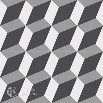 3D水泥花砖 - CTS 13.1 - Vietnam cement tile corp - 室内 / 地面 / 墙面