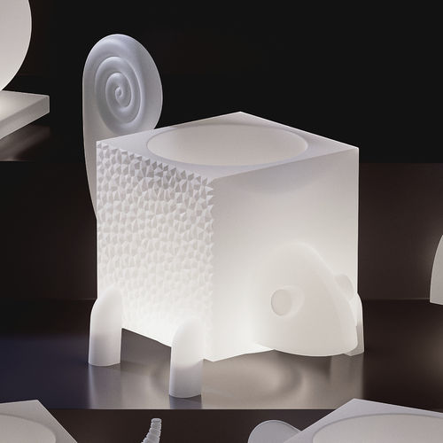发光花盆 - CAMA LUMINOUS TRAY - Lyxo Design - 聚乙烯 / 独立式 / 防紫外线