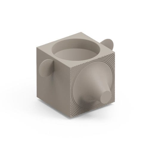 聚乙烯花盆 - FERA CAPO TRAY - Lyxo Design - 放置式 / 几何 / 防紫外线
