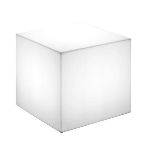 现代坐墩 - BLOK - Lyxo Design - 聚乙烯 / 方形 / LED照明