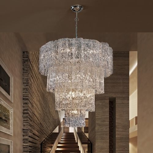 现代风格枝形吊灯 - ATENAS  - K-LIGHTING - 玻璃 / 黄铜 / 瀑布型