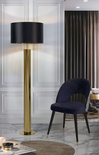 落地灯 - LESSISMORE D'OR - K-LIGHTING - 不锈钢 / 布料 / 现代风格