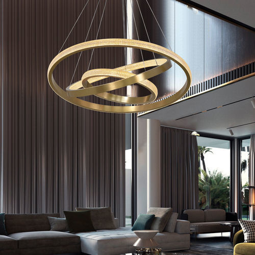现代风格枝形吊灯 - LINE FRÉIA - K-LIGHTING - 铝制 / 丙烯塑料 / 商用
