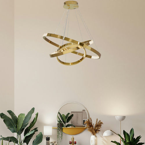 吊灯 - LINE FERREIRA - K-LIGHTING - 抛光不锈钢 / 丙烯塑料 / 现代风格