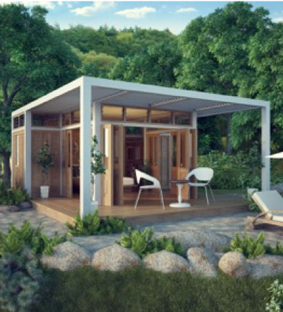 度假小屋型房屋 - 35M2 - Teck Time - 生物气候建筑 / 现代风格 / 带露台