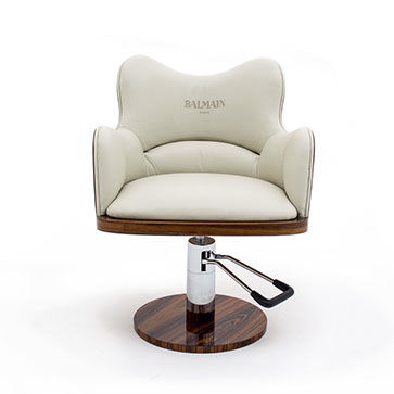 仿皮美发椅 - BALMAIN styling chair - arianeske - 带液压泵 / 白色 / 商用