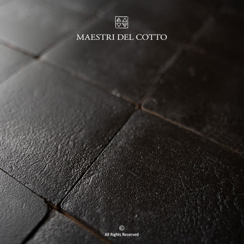 室内墙面材料 - COTTO SMALTATO CARBONE - MAESTRI DEL COTTO - 赤陶 / 光滑 / 哑光效果