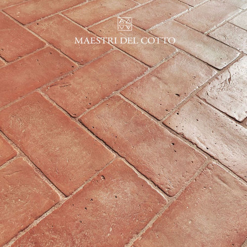 赤陶砖 - COTTO ROSATO TOSCANO VISSUTO - MAESTRI DEL COTTO - 天然饰面 / 室内 / 地面用