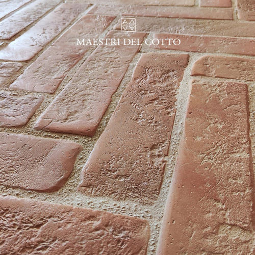 赤陶砖 - COTTO ANTICO BUTTERO ROSATO TOSCANO - MAESTRI DEL COTTO - 做旧 / 室内 / 浴室