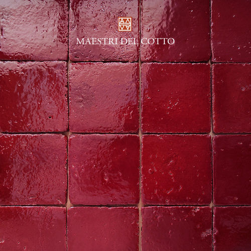 赤陶砖 - COTTO SMALTATO VINACCIA - MAESTRI DEL COTTO - 珐琅 / 用于室内 / 浴室