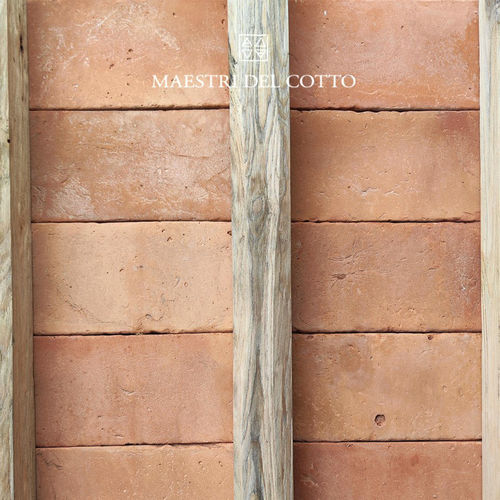 赤陶滑动块 - COTTO ROSATO TOSCANO VISSUTO - MAESTRI DEL COTTO - 用于吊顶天花板 / 手工模塑 / 用于地面