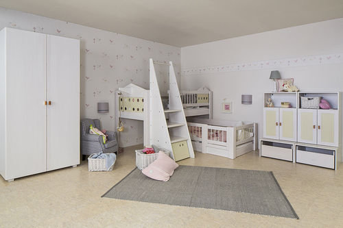 白色儿童房 - DEBE.DELUXE : KIDS' ROOM 05 - DE BREUYN - 男女通用 / 用于婴儿