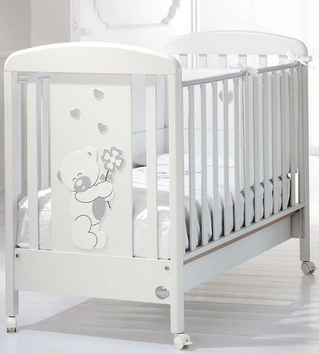 现代风格婴儿床 - GASTONE - Baby Expert - 滑轮 / 木质