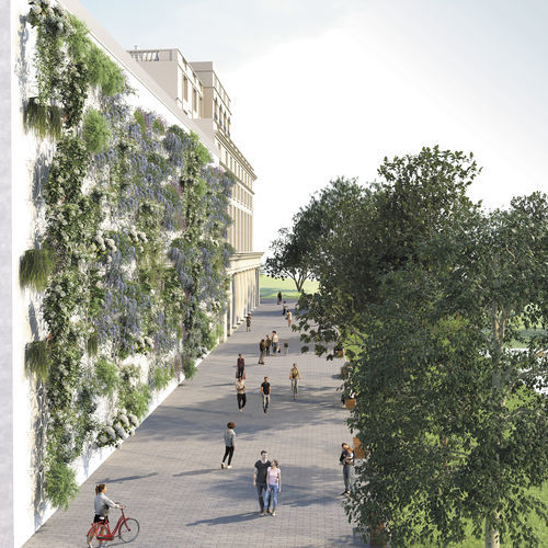 模块化板绿植墙 - XLARGE FACADE SYSTEMS - Green Urban Life GmbH - 天然 / 用于外墙 / 模块结构