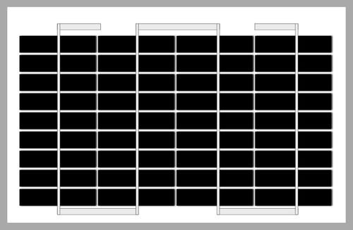 单晶光伏面板 - SI-ESF-M-NE-M-5W - Solar Innova Green Technology - 防反射玻璃 / 自洁式