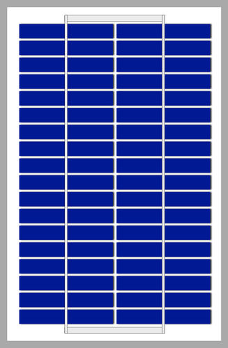 多晶硅光伏面板 - SI-ESF-M-NE-P-5W - Solar Innova Green Technology - 防反射玻璃 / 自洁式