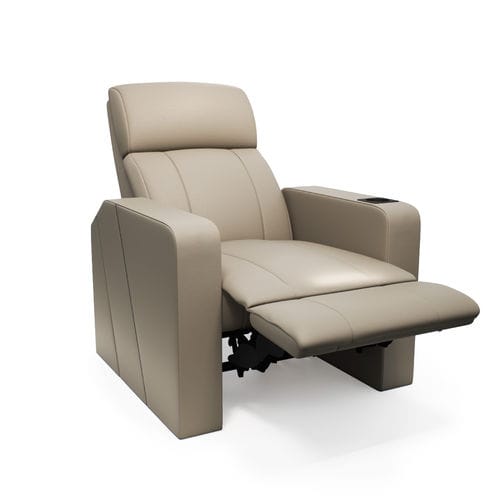 布料影院椅 - VERONA ZERO WALL - FERCO SEATING SYSTEMS M SDN BHD - 皮质 / 用于剧院 / 黑色