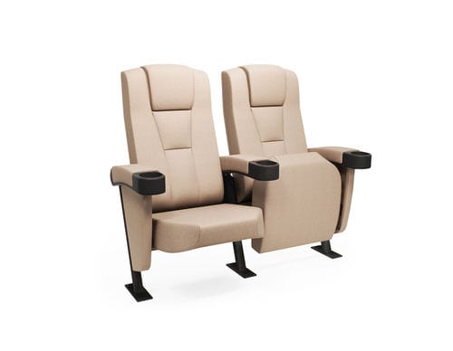 皮质影院椅 - PARAGON 755 - FERCO SEATING SYSTEMS M SDN BHD - 布料 / 商用 / 红色