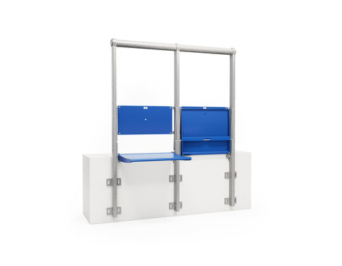 室外阶梯看台 - RailSeat Ultra - FERCO SEATING SYSTEMS M SDN BHD - 用于运动设施 / 塑料 / 钢