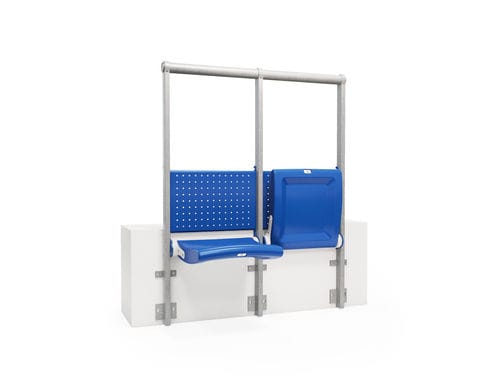 收纳式阶梯看台 - RailSeat 100 - FERCO SEATING SYSTEMS M SDN BHD - 用于室外 / 用于运动设施 / 塑料