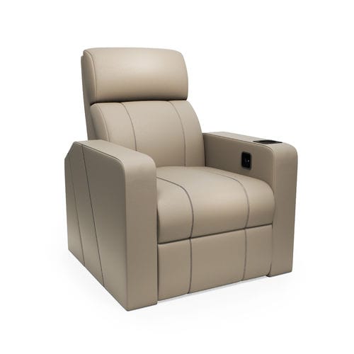 布料影院椅 - VERONA DUAL MOTOR - FERCO SEATING SYSTEMS M SDN BHD - 皮质 / 商用 / 米色