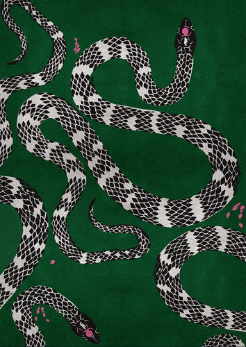 现代风格地毯 - SNAKE - Rug's Society - 图案 / 羊毛 / 丝绸