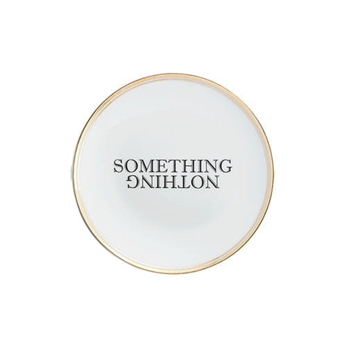 圆形盘子 - SOMETHING NOTHING - BITOSSI HOME - 陶瓷 / 家用 / 图案