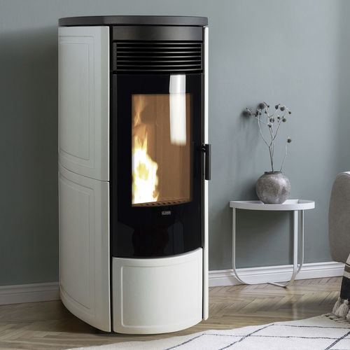 颗粒采暖炉 - OMEGA PLUS - Klover - 5 kW...10 kW / 独立式 / 现代风格