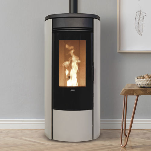 颗粒采暖炉 - OBLÒ AIR - Klover - 5 kW...10 kW / 独立式 / 现代风格