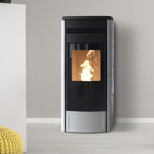 颗粒采暖火炉 - STYLE 120 PLUS - Klover - 10 kW...20 kW / 独立式 / 现代风格